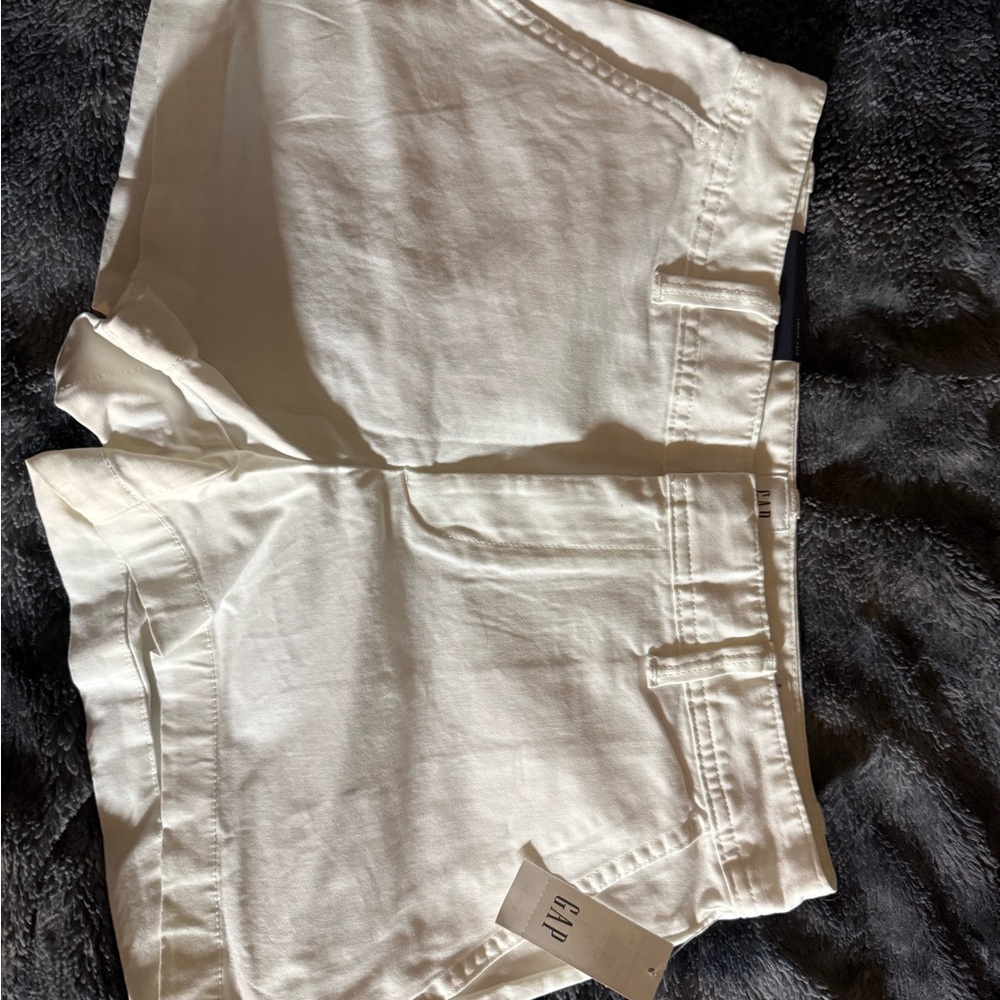 GAP High Waist Cream Women's Shorts
